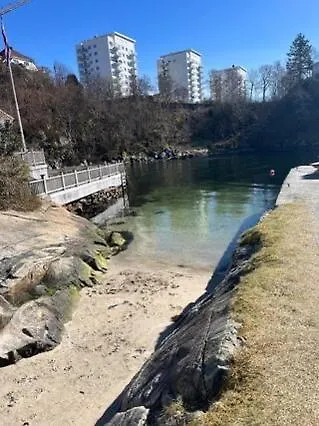 Βίλα Med Panoramautsikt, Stor Uteplass Og 100 M Fra Badestrand *